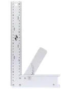 Vinkel med gradmåler 300 mm