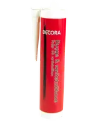 Decora Bygge-/sanitetssilikone 3-pak - klar