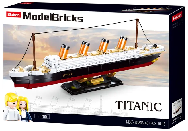 Sluban Titanic M38-B0835 - 481 dele