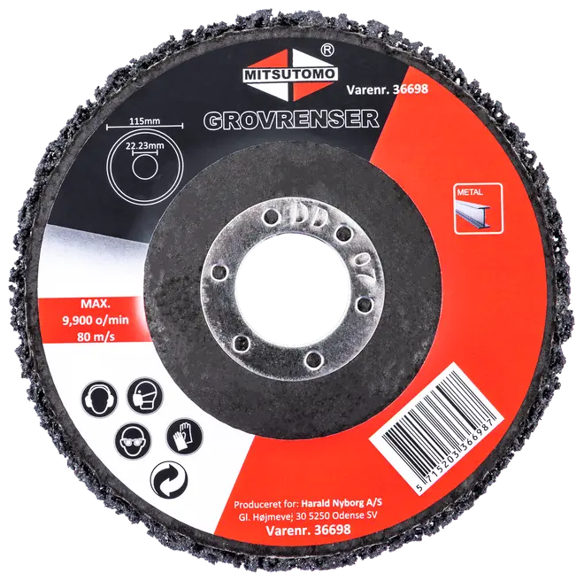 Mitsutomo grovrengörare 115 mm