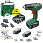 Bosch Akku Skruemaskine 18V-40 - incl 2x1,5 Ah batterier