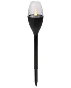 Solcellslampa flamma på spett 32 cm