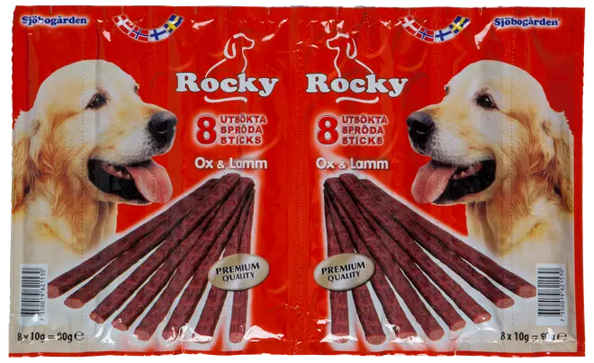 Sjöbogårdens Hundesnack okse & lam 8-pak