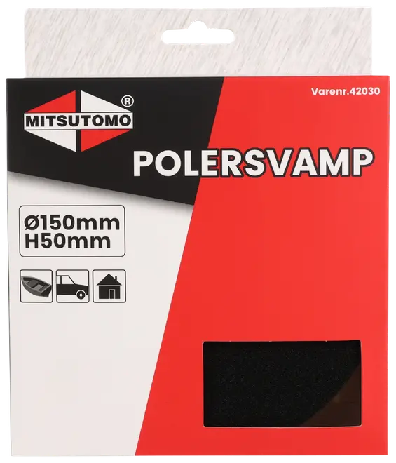 Polersvamp Ø150 mm H. 50 mm