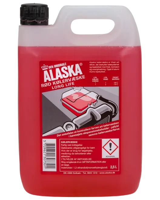 Alaska Kylvätska röd 2,5 L