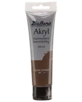 Belluno  Akrylfarve 100 ml Burnt umber