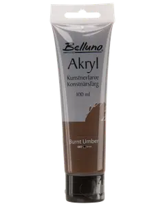 Akrylfärg brun 100 ml