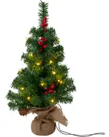 Dekorerad julgran med LED