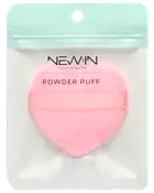 NEW:IN Powder Puff hjerteformet lyserød