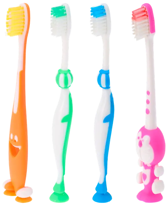 Børnetandbørste 4-pak