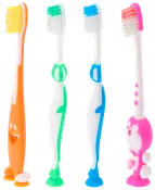 Børnetandbørste 4-pak