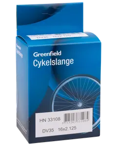 Greenfield Cykelslange DV35 16 x 2,12