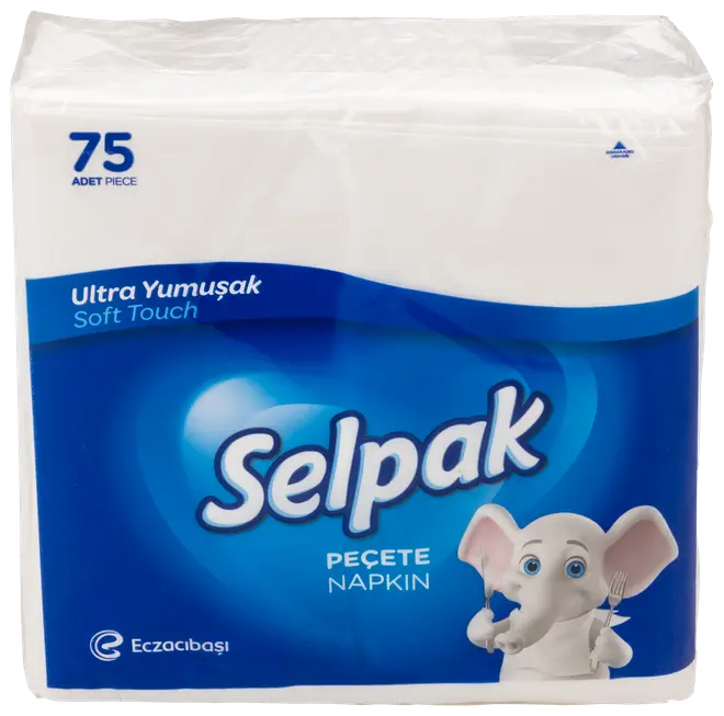 Selpak Servietter hvid 75 stk.