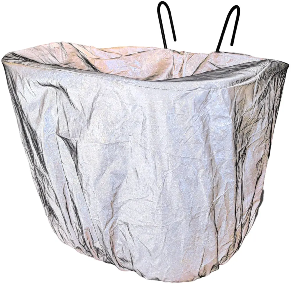 Reflexskydd till cykelkorg