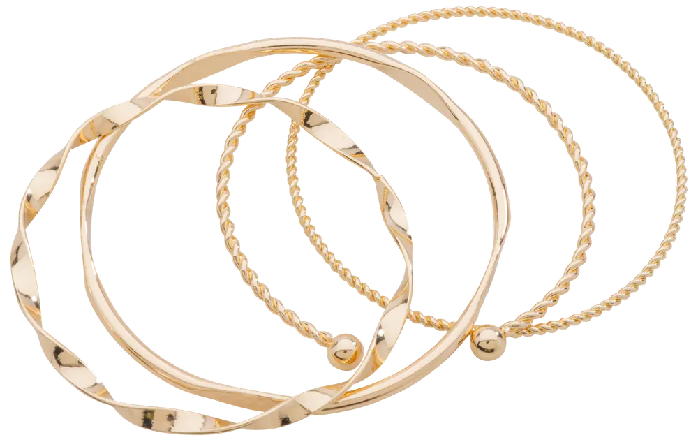 Armband 4 st - guld