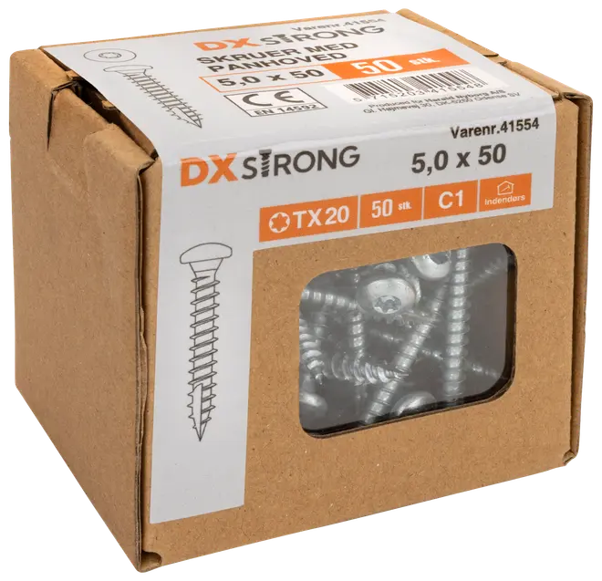Träskruv 5,0 x 50 mm TX25 50 stk. 