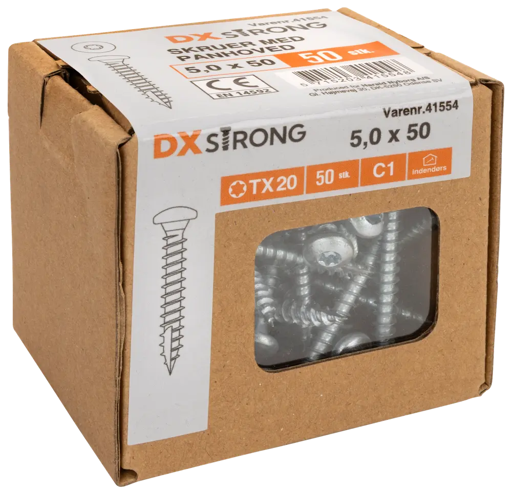 Panskrue 5,0 x 50 mm TX25 50 stk. 
