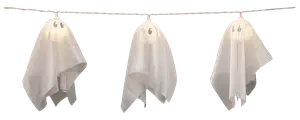 Ljuslinga med 8 spöken