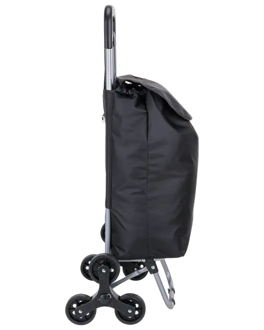 Shoppingväska 6 hjul svart 