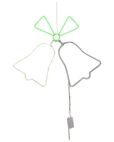 Neonskylt Julklockor