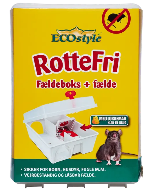 ECOstyle RotteFri Fældeboks med fælde