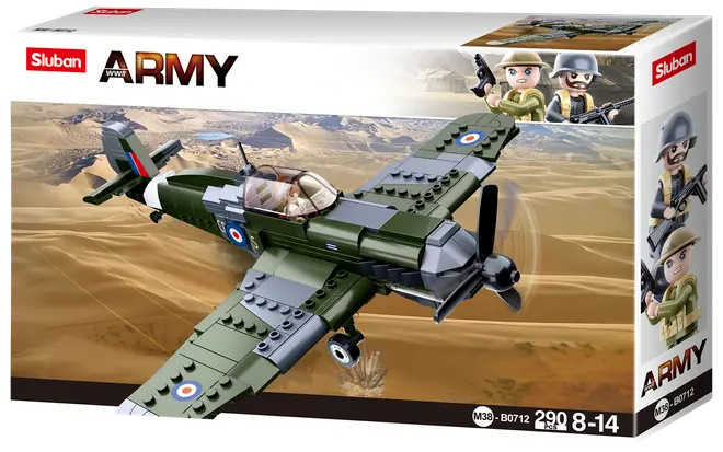 Sluban Army Spitfire M38-B0712 - 290 dele
