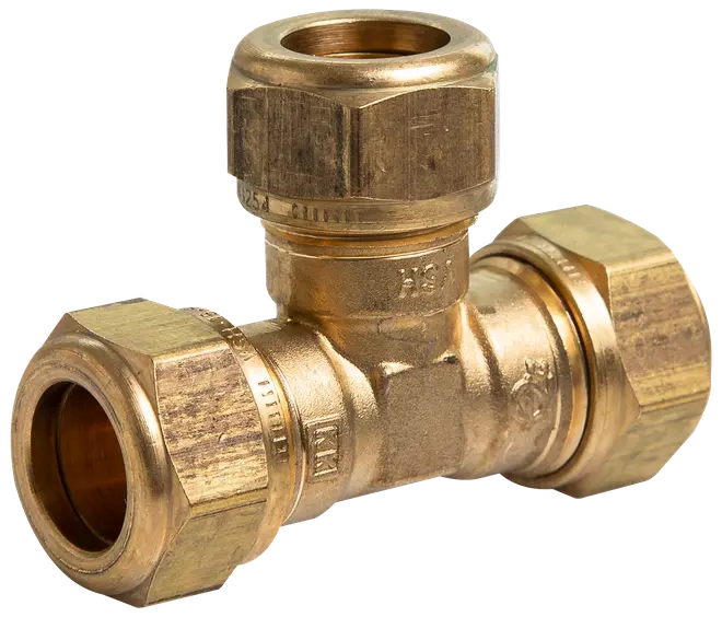 Klämringskoppling t-rör 15mm