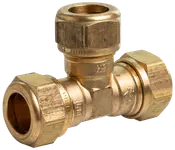 Klämringskoppling t-rör 15mm