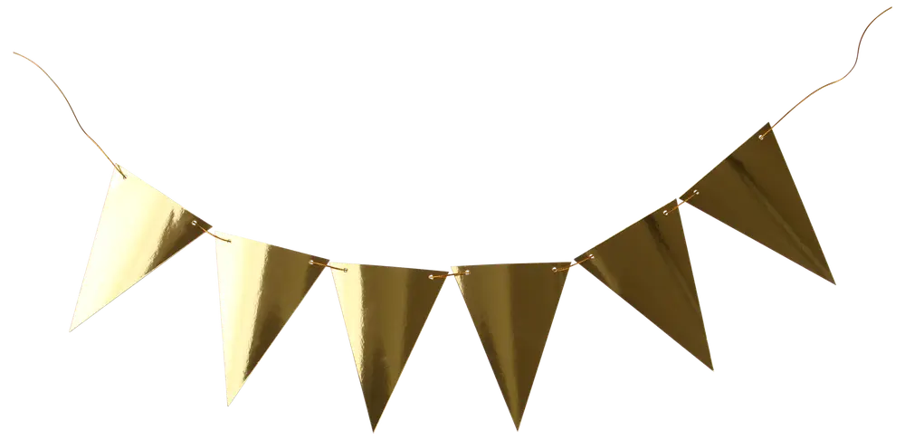 Guirlande guld 2 meter