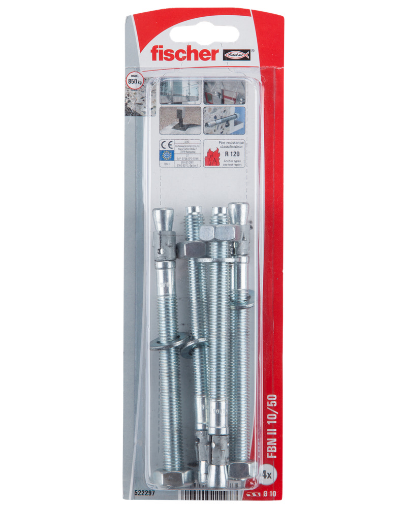 Fischer Betonanker 10/50 4-pak