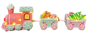Pepparkakslandskap tåg 