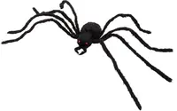 Halloween spindel 170 cm - svart