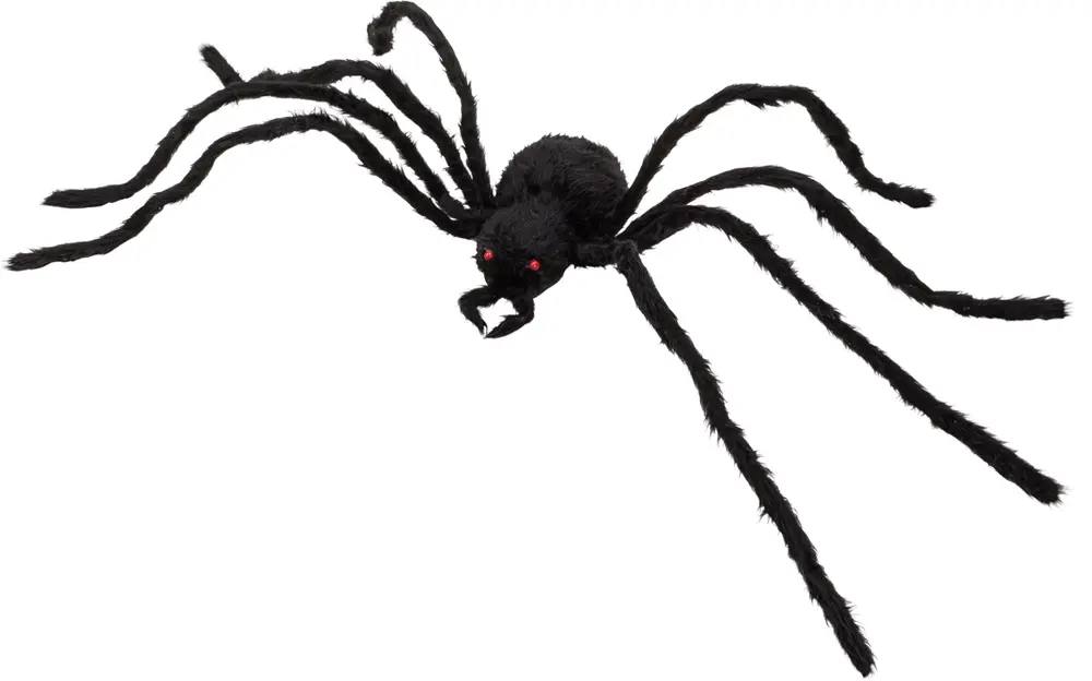 Halloween spindel 170 cm - svart