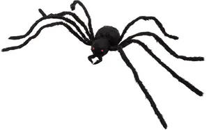 Halloween spindel 170 cm - svart