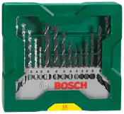 Bosch Borsæt træ/metal/mur 15 dele 