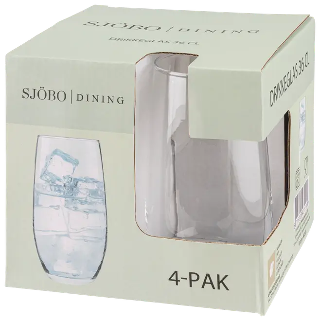 Drikkeglas 36 cl 4-pak