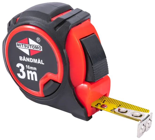Målebånd 3 meter x 16 mm