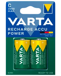 VARTA Genopladelig batteri  - C 3000mAh 2-pak