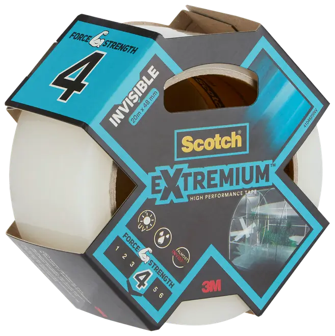 Scotch® Extremium™ INVISIBLE Højtydende Tape - 20 meter x 48 mm
