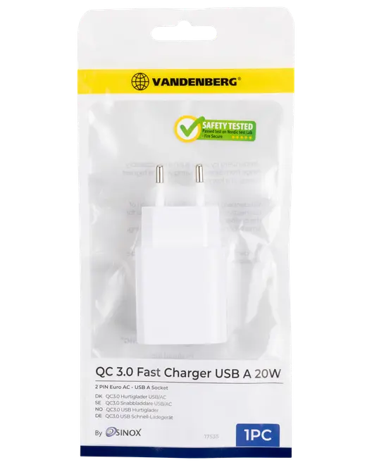 Snabbladdare usb-a 20w