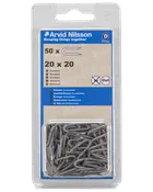 Arvid Nilsson Krampe 20 x 20 mm 50-pak