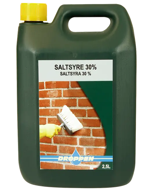 Droppen Saltsyre 2,5 L