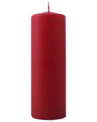 Bloklys Ø6,8 x H 20 cm rød