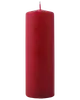Bloklys Ø6,8 x H 20 cm rød
