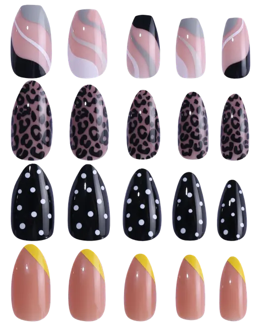 Lovelish Press-on Nails Retro - assorterede design