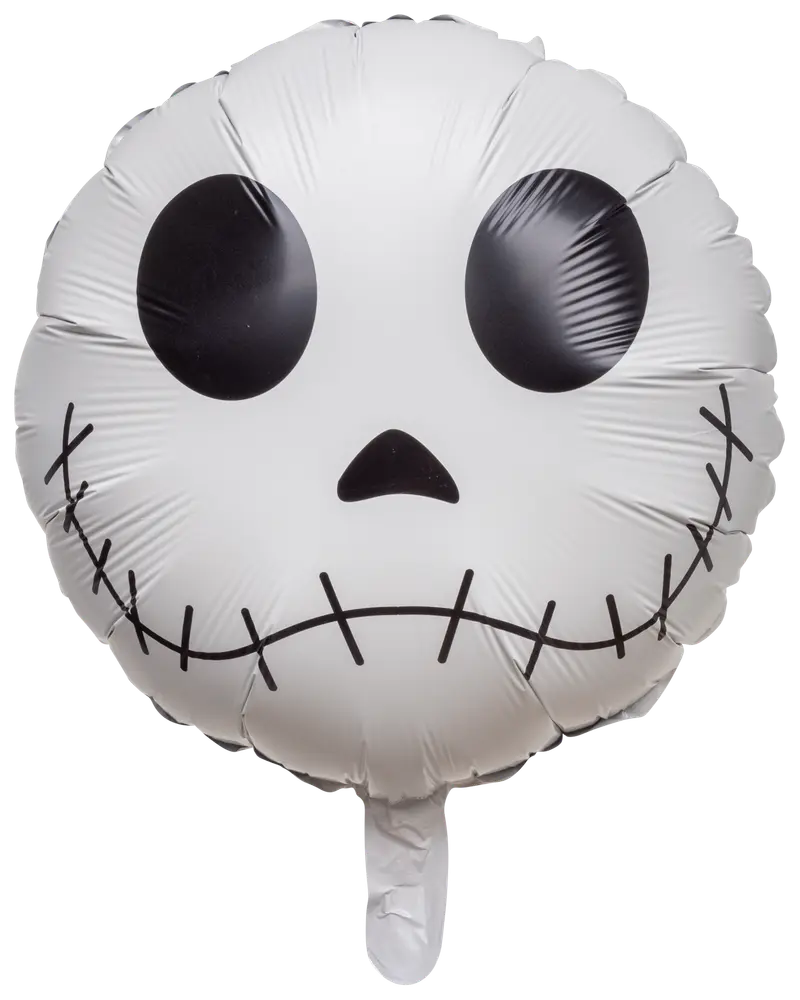 Folieballong döskalle Ø45 cm