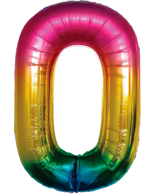 Folieballon Regnbue 86 cm - Nr 0