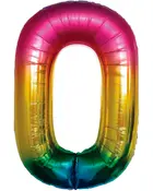 Folieballon Regnbue 86 cm - Nr 0