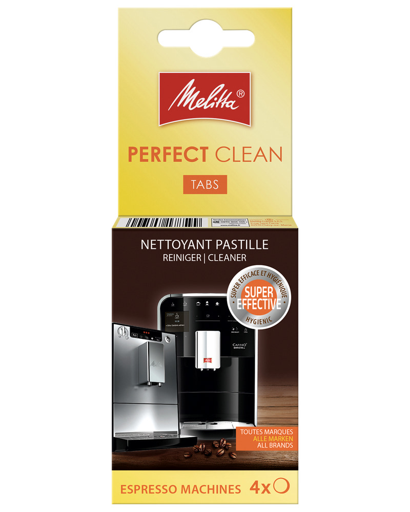 Melitta Perfect Clean-tabletter för espresso 4-pack