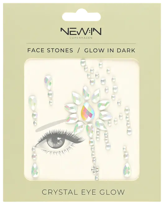 NEW:IN Facestone Glow in the dark assorteret